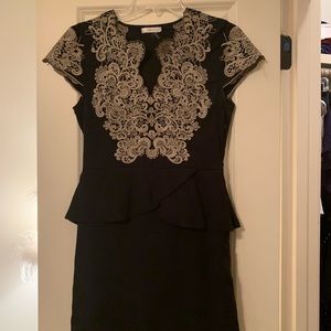 Black and Gold Dress